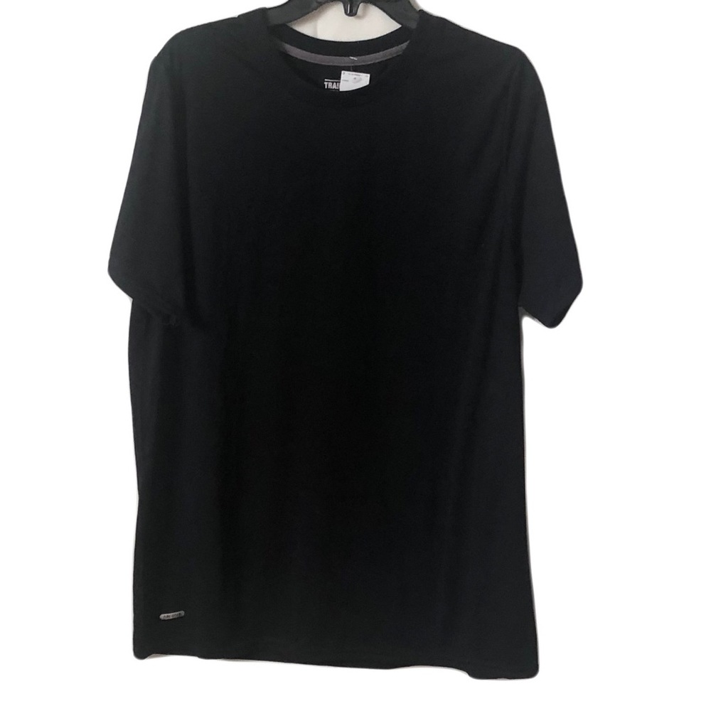 Starter Mens Black Shortsleeved Training Fit Performance T-shirt Size L
